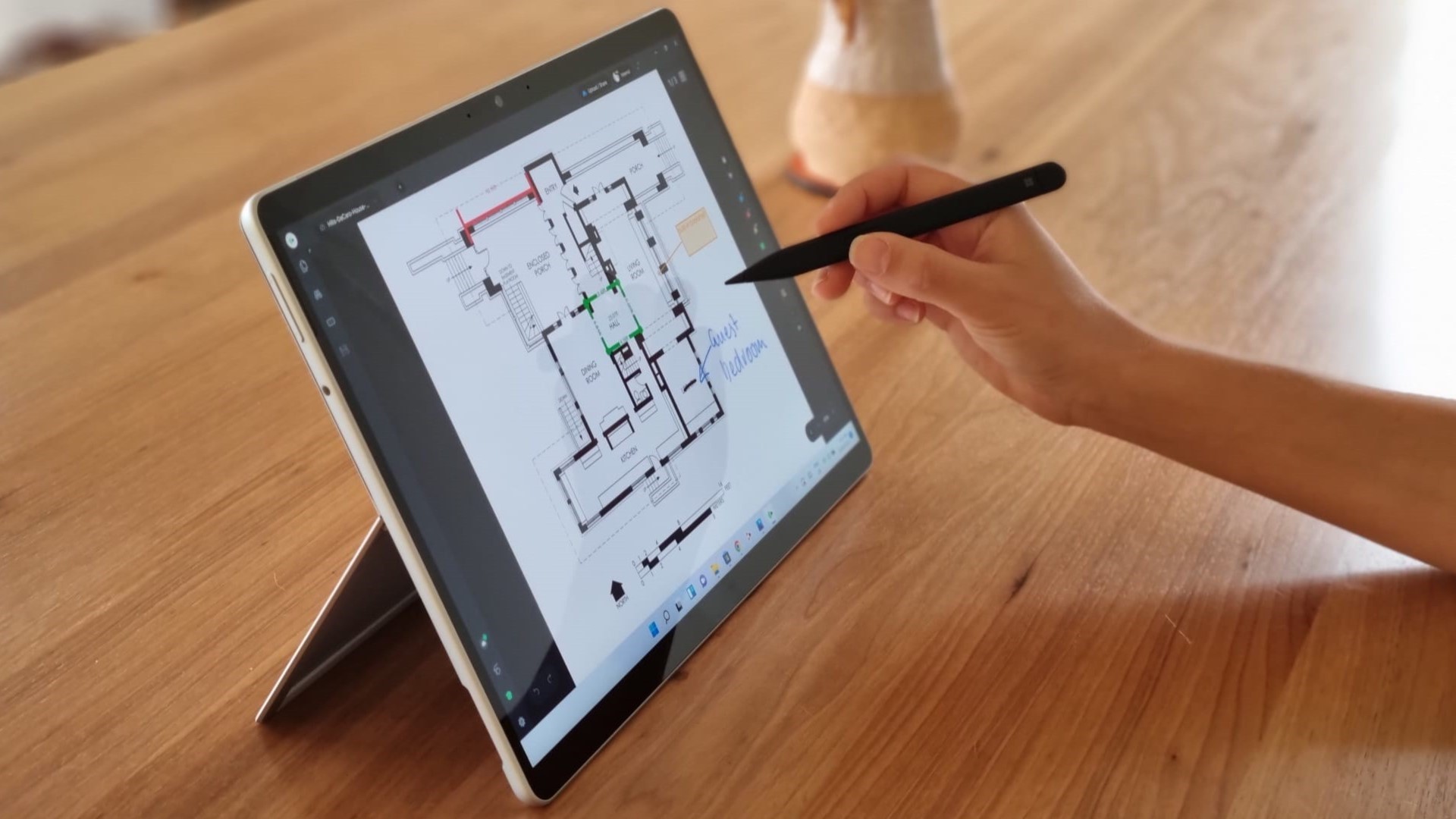 Drawboard PDF supports haptic feedback with the surface pen slim 2